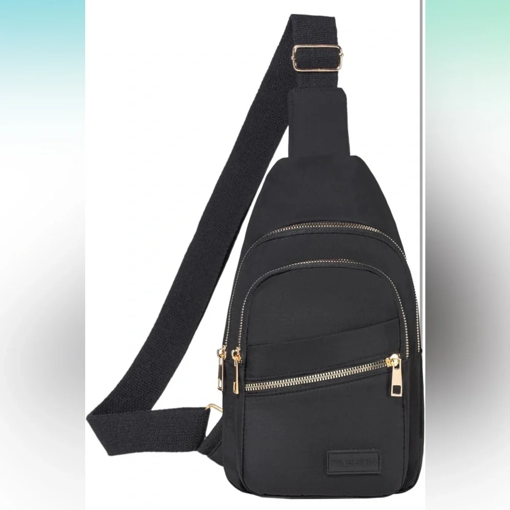 Crossbody black sling bag - Picture 3 of 8